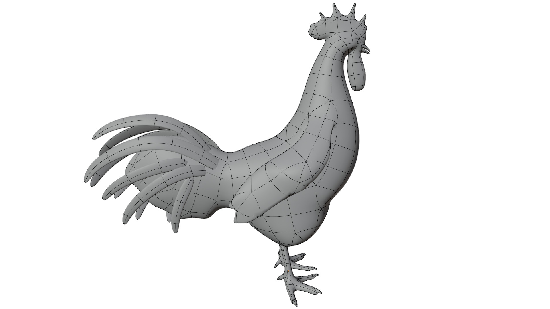 Rooster 3D model_14