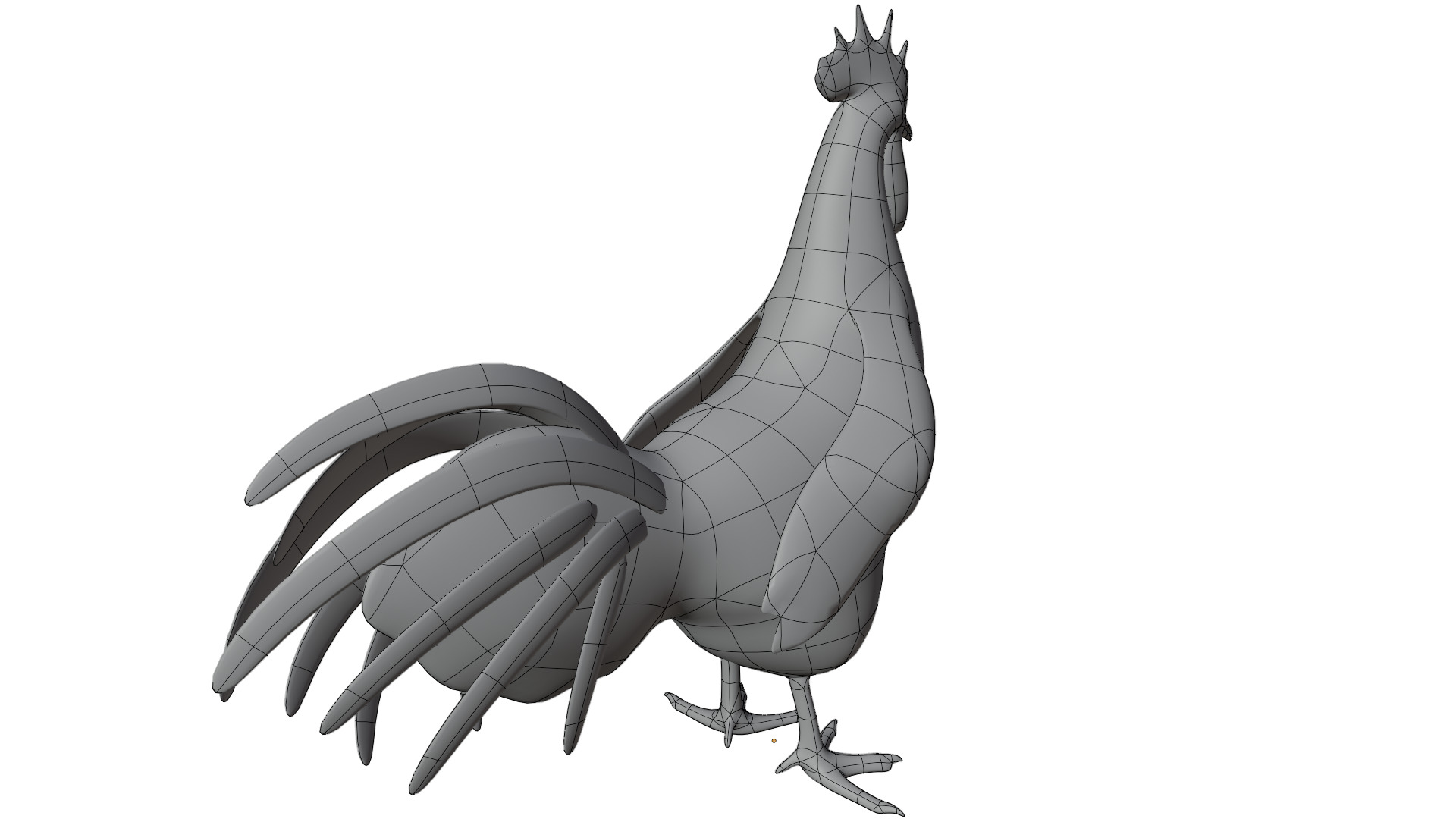 Rooster 3D model_13