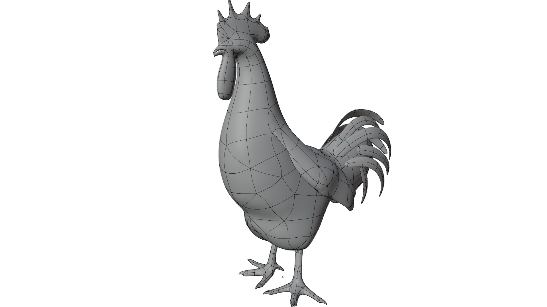 Rooster 3D model_9