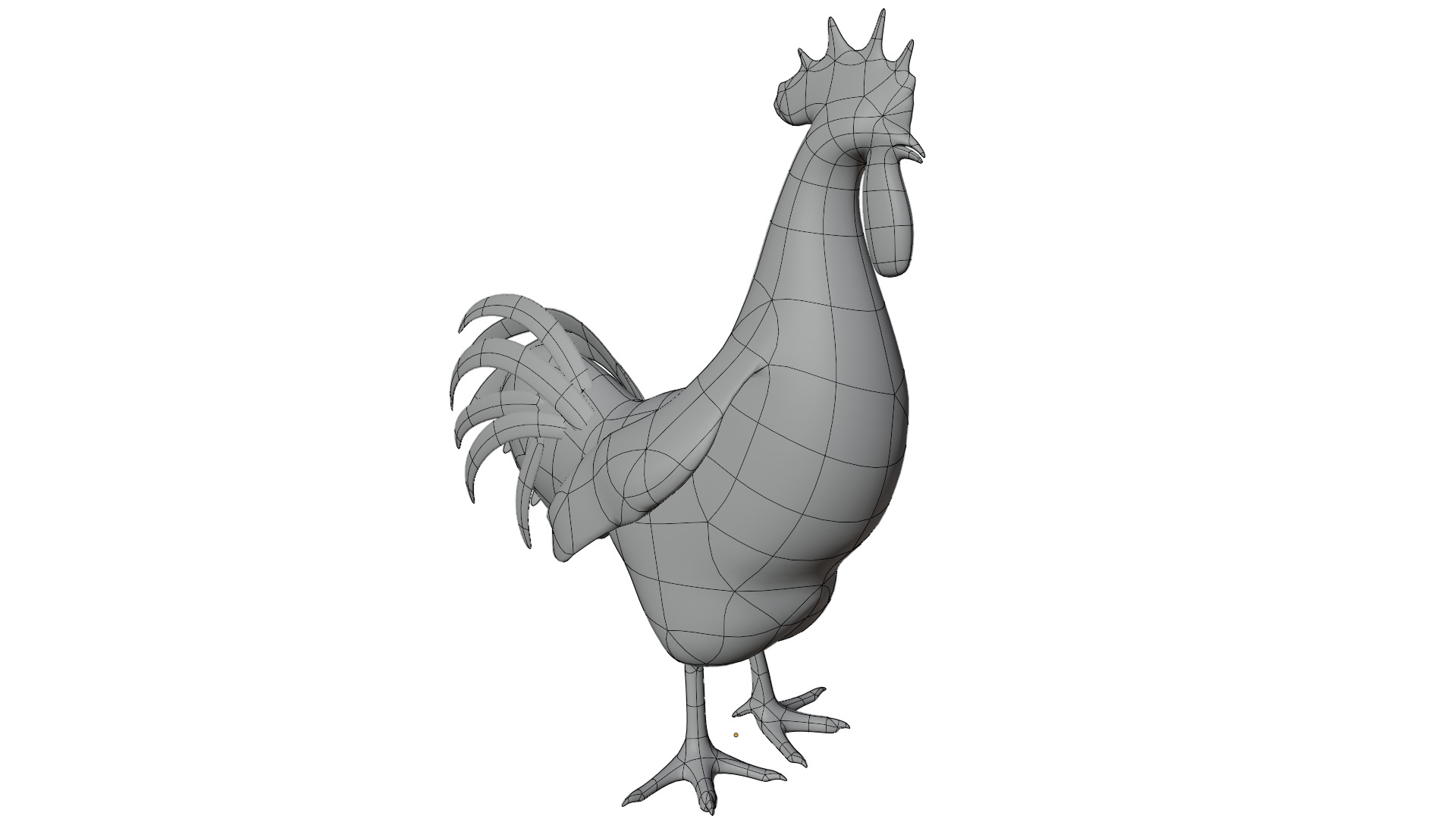 Rooster 3D model_15