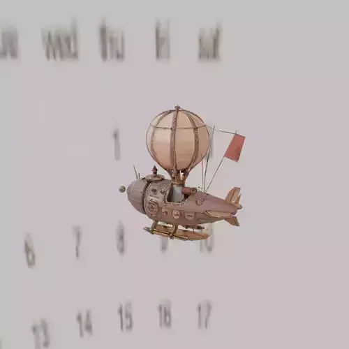 The Aether Drifter Steampunk Airship