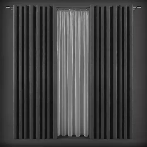 Curtain 3D model 201