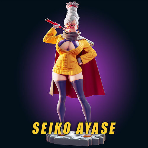 18 ADULT Seiko Ayase Figure Model Diorama 3D print model