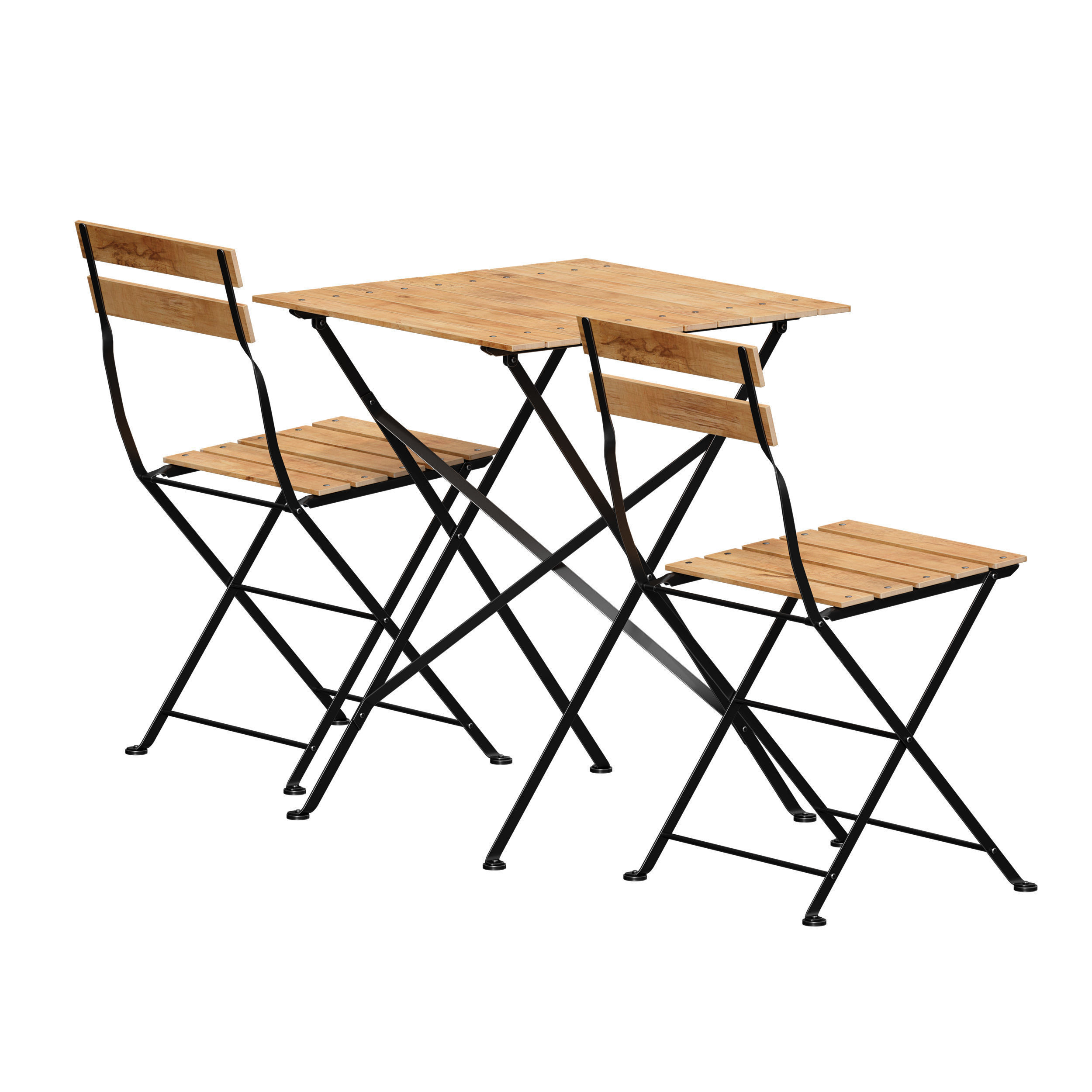 Outdoor Folding Furniture Outdoor Terrace Cafe Furniture 3D model_4