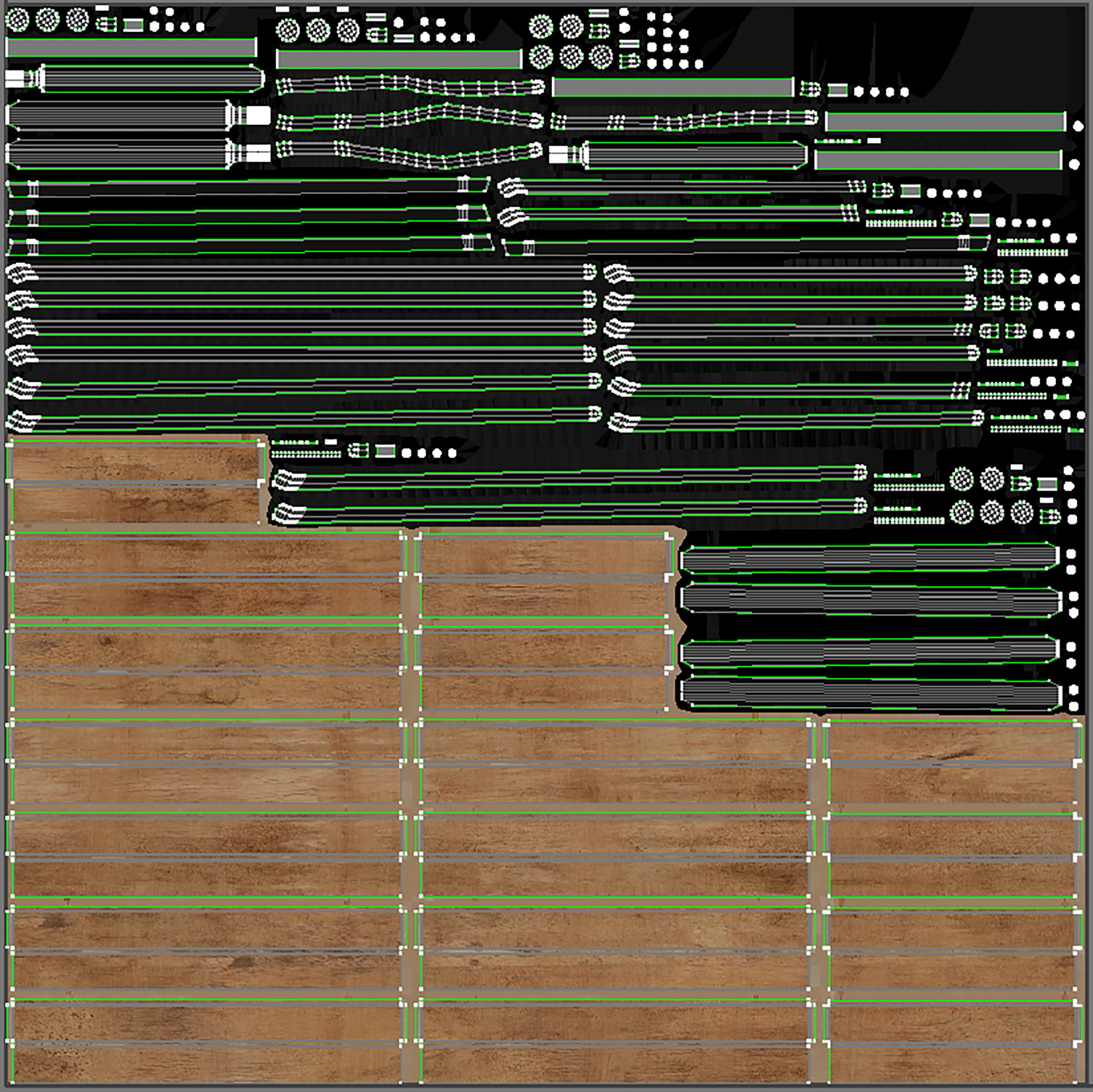 Outdoor Folding Furniture Outdoor Terrace Cafe Furniture 3D model_27