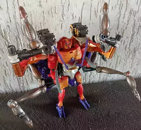 Transformers Beast Wars KIT Rampage Pernas 3 partes
