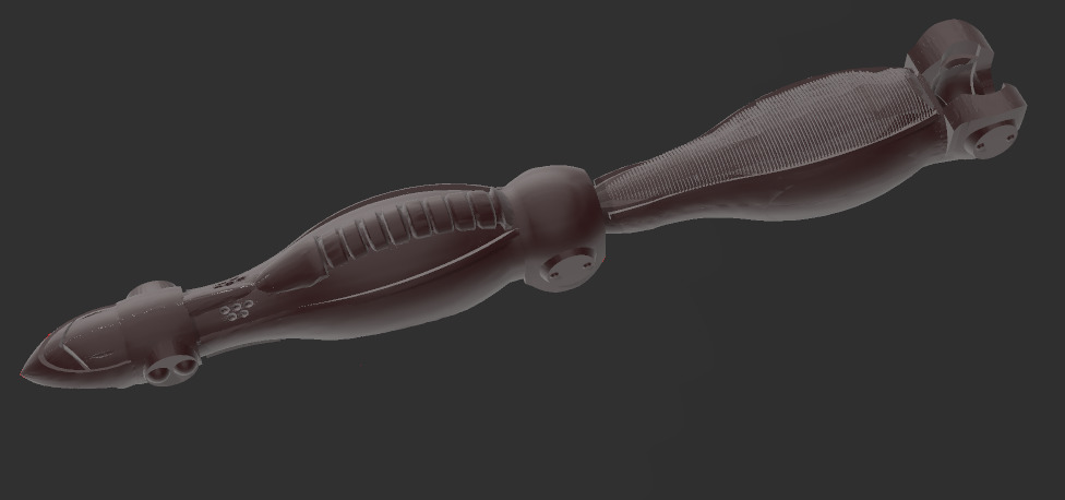 Transformers Beast Wars KIT Rampage Pernas 3 partes 3D print model_5