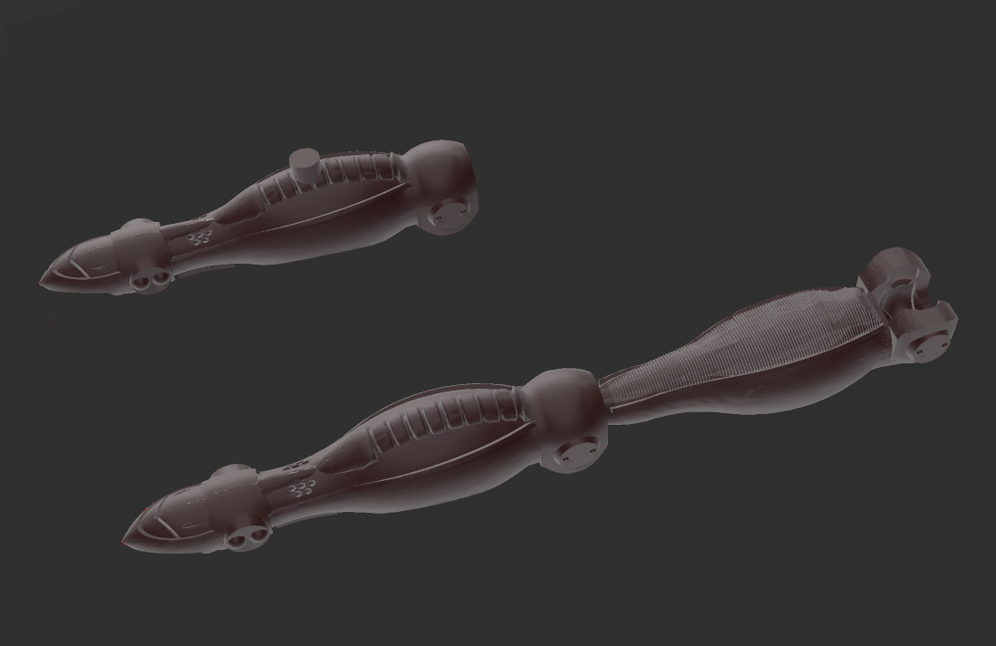 Transformers Beast Wars KIT Rampage Pernas 3 partes 3D print model_4