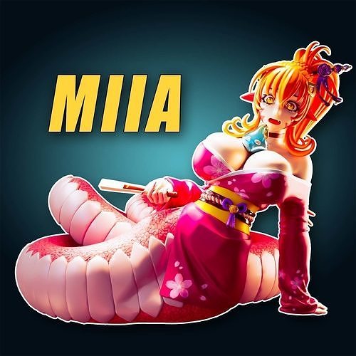 18 ADULT Miia Figure Model Diorama 3D print model