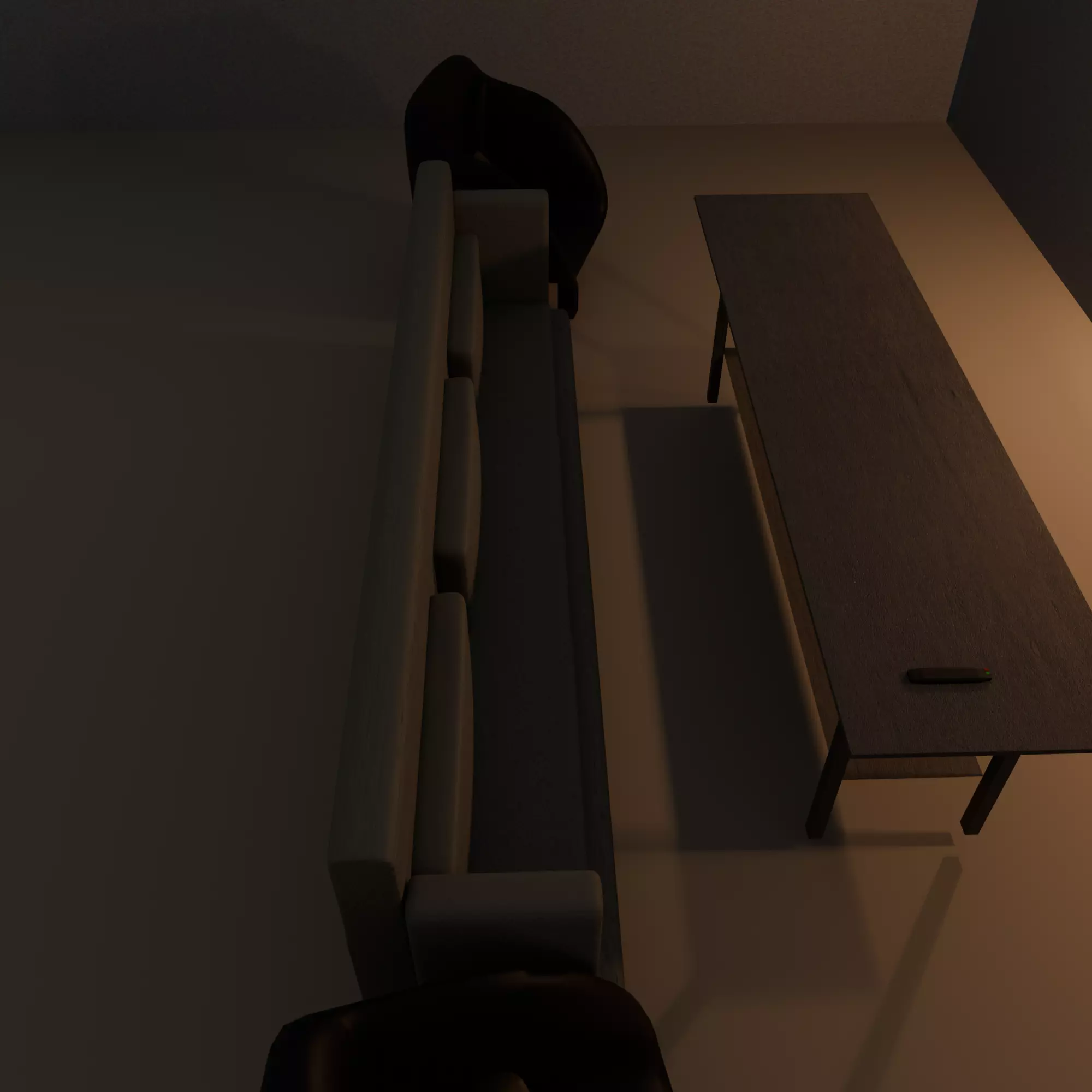 Cozy HomeCinema Setup Free 3D model