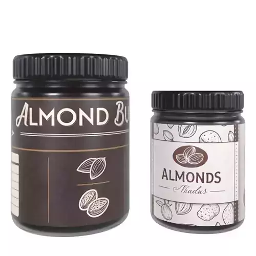Almond Butter Bottle