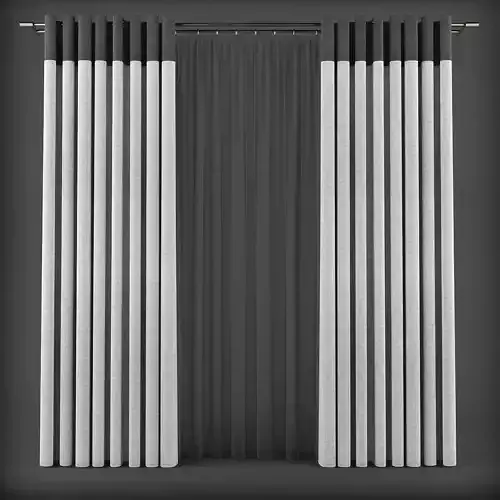 Curtain 3D model 202