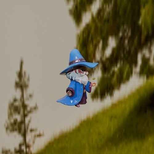 Whimsical Wizard Figure 3D 3D print model