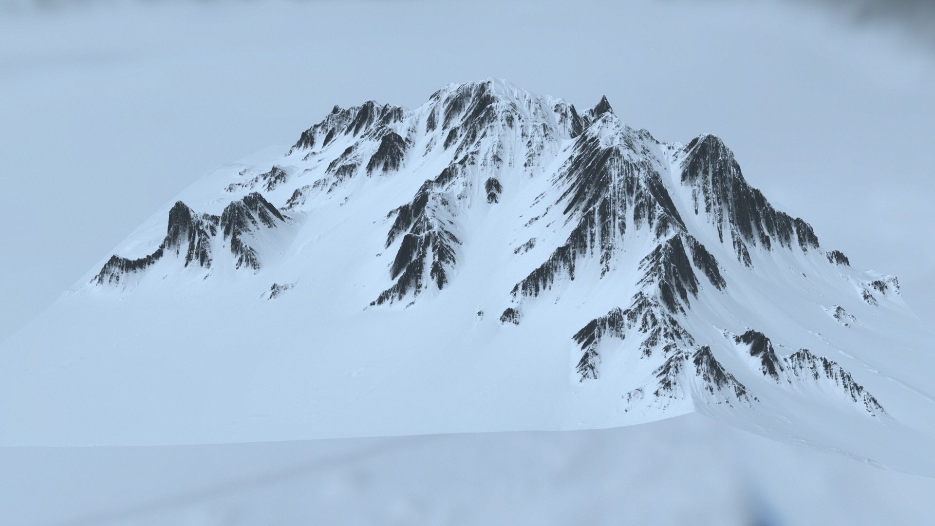 Snow Mountain 3D model_12