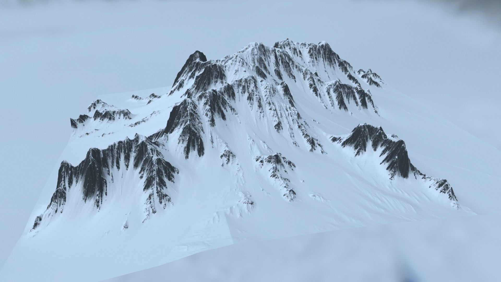Snow Mountain 3D model_15