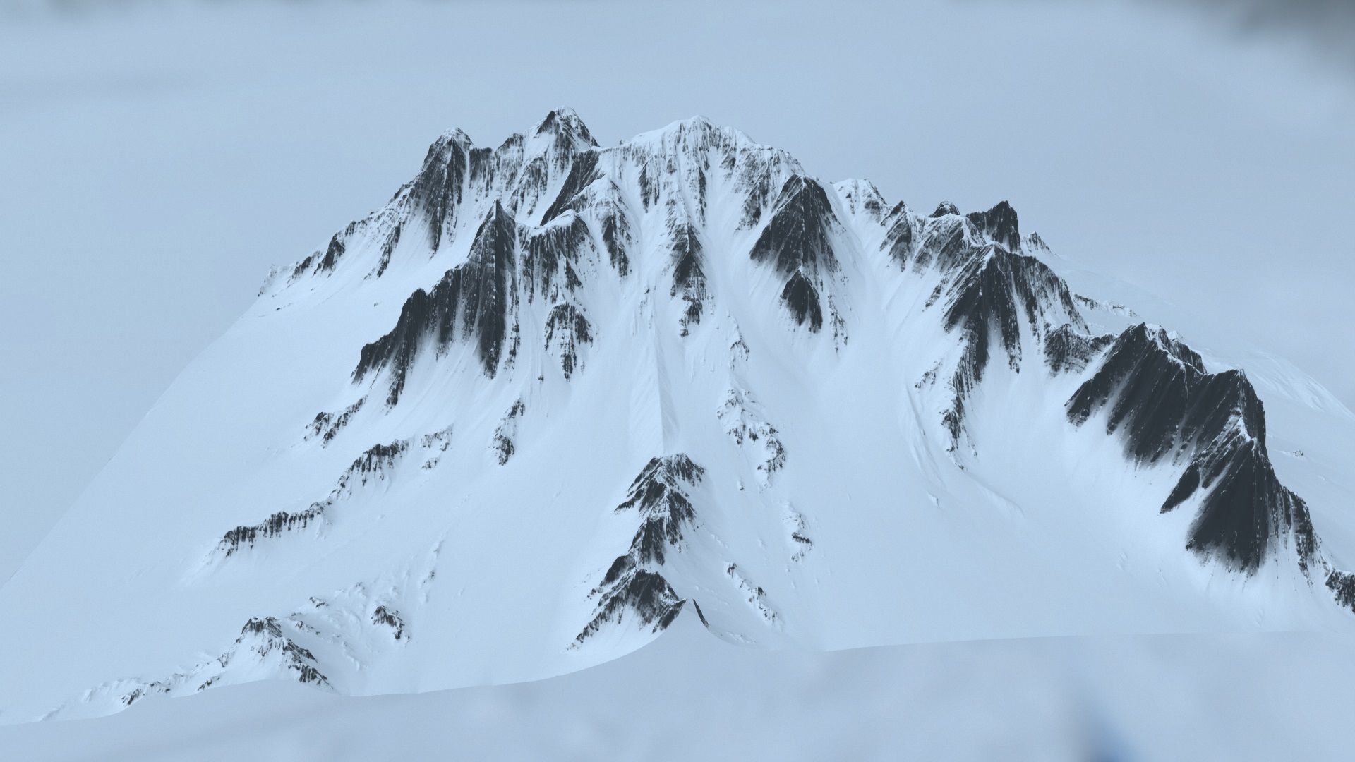 Snow Mountain 3D model_17
