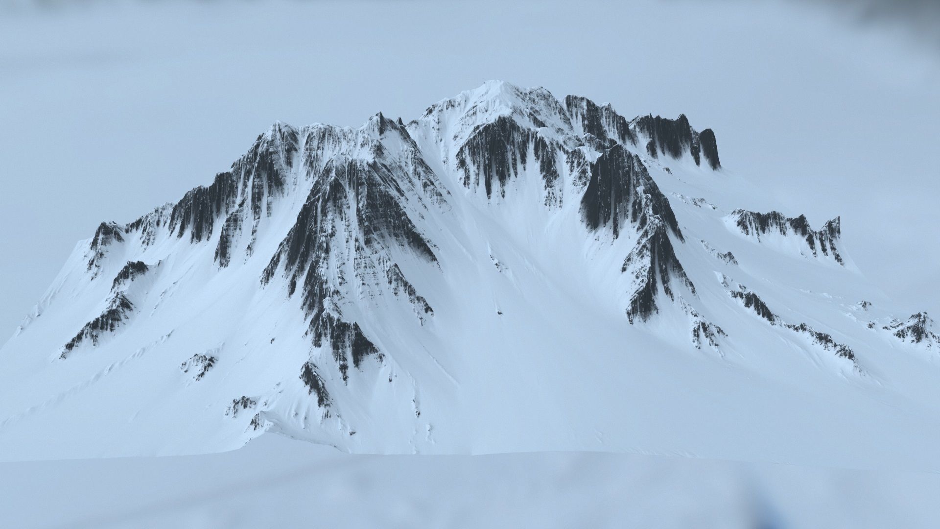 Snow Mountain 3D model_11