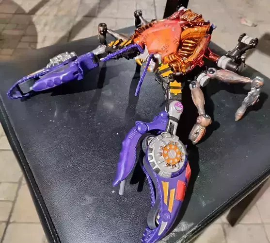 Transformers Beast Wars Rampage Carangueijo Pernas Laterais 