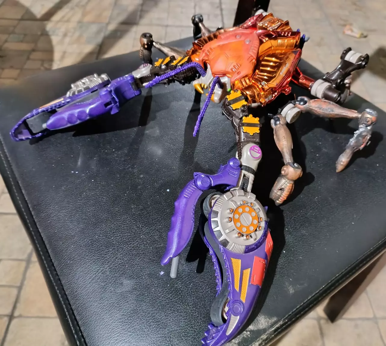 Transformers Beast Wars Rampage Carangueijo Pernas Laterais 3D print model_0