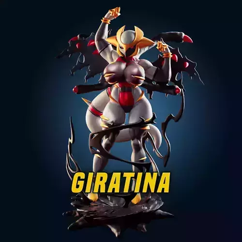 18 ADULT Giratina Muscle Mommy Figure Model Diorama 3D print model