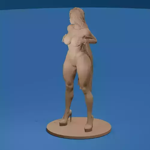 Candy Sexy Nude Pinup Girl NSFW 3D Printable Model