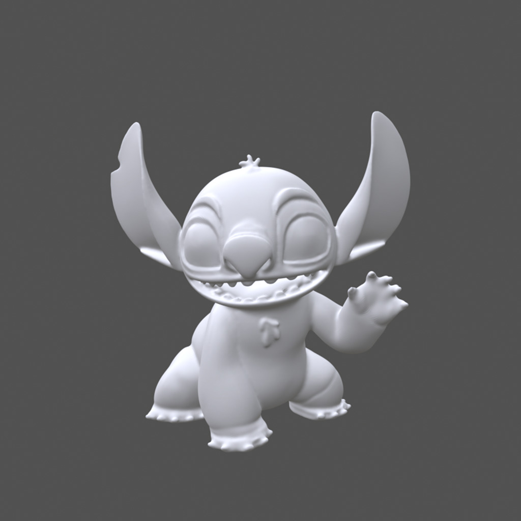 Stitch Figurine  3D Printable Toy Inspired by Lilo Stitch 3D print model_2