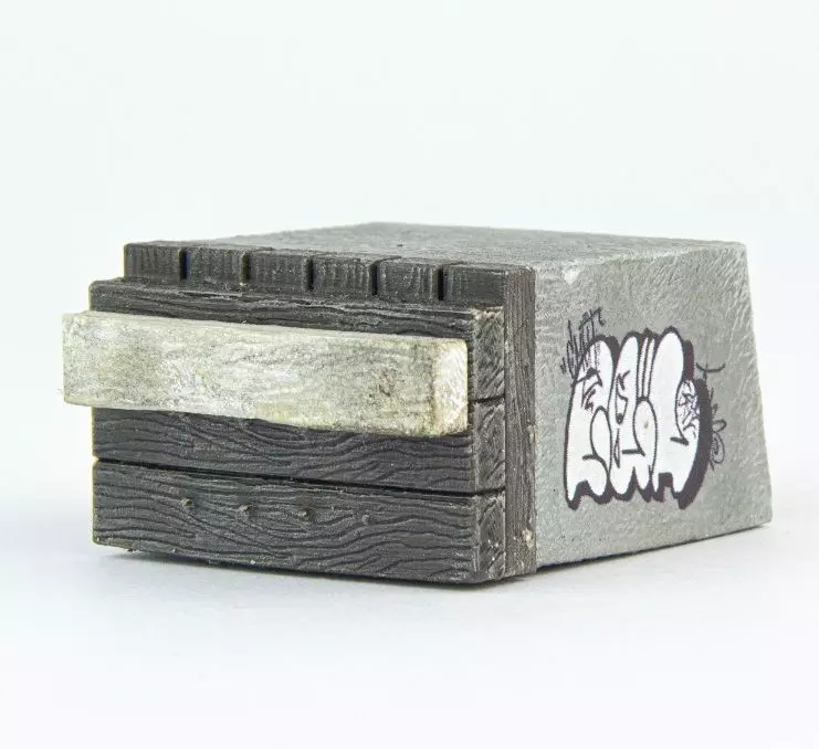 Concrete Buffer Stop 1-87 resin 3D print model