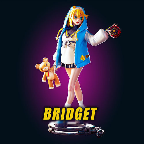 18 ADULT Bridget Figure Model Diorama 3D print model