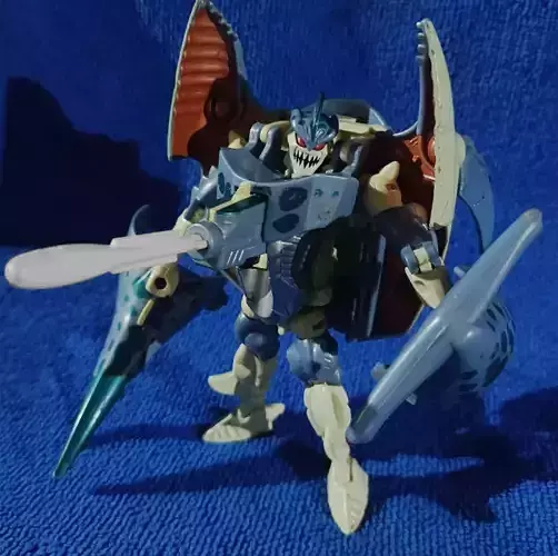 Transformers Beast Wars Cybershark Misseis