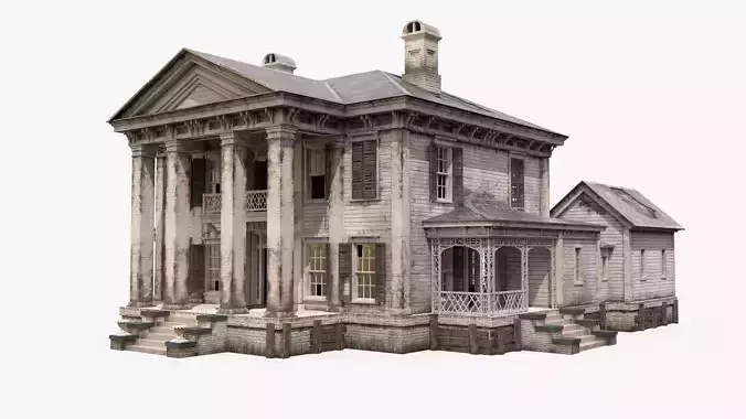 Old Abandoned Victorian Mansion 