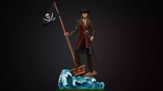 Elizabeth Swann 3D print model