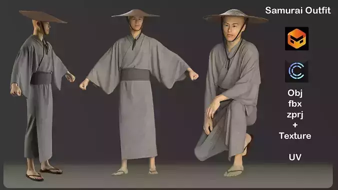 Traditional Samurai Outfit  