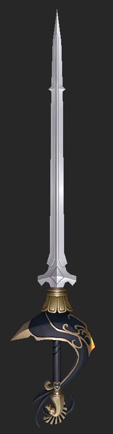 Weapons Pack 02 - Royal Cavalry Weapons Low-poly 3D model_9