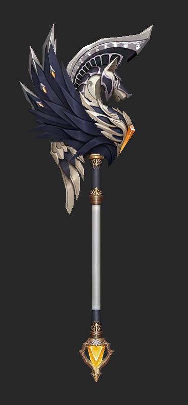 Weapons Pack 02 - Royal Cavalry Weapons Low-poly 3D model_1