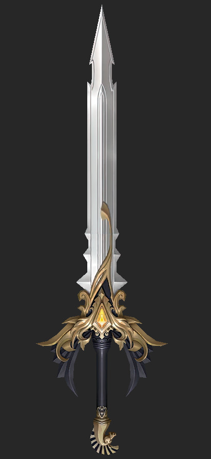 Weapons Pack 02 - Royal Cavalry Weapons Low-poly 3D model_11