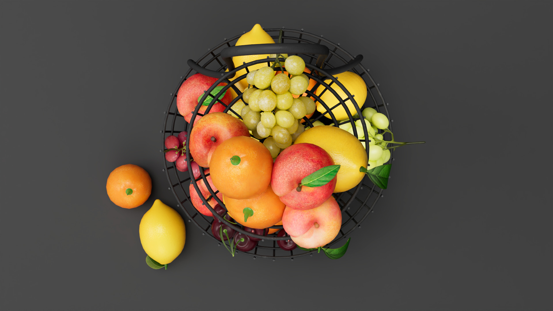 Fruit bowl  3D model_3