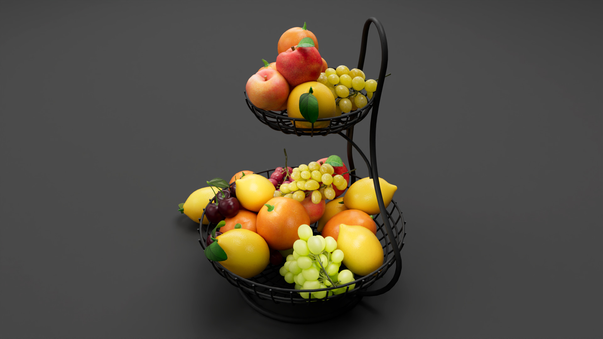 Fruit bowl  3D model_5
