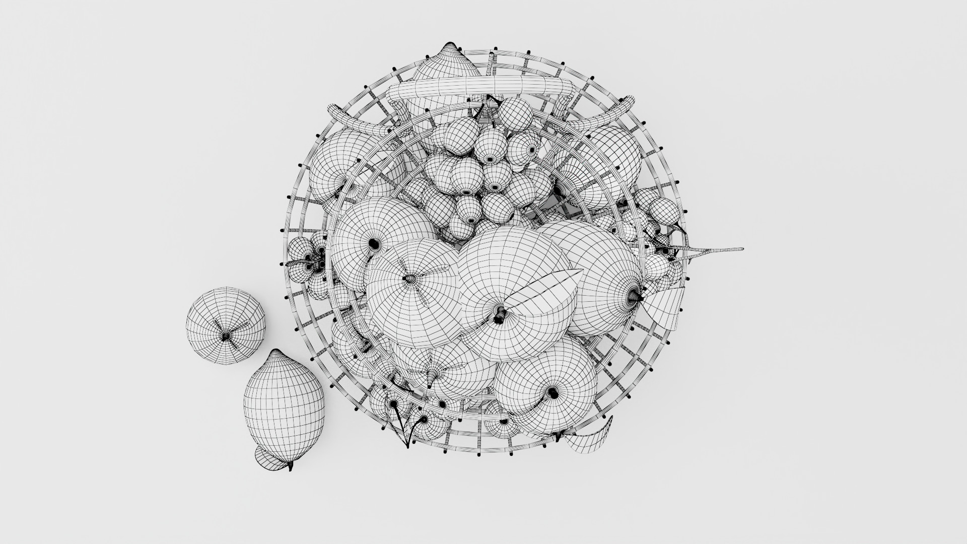 Fruit bowl  3D model_6