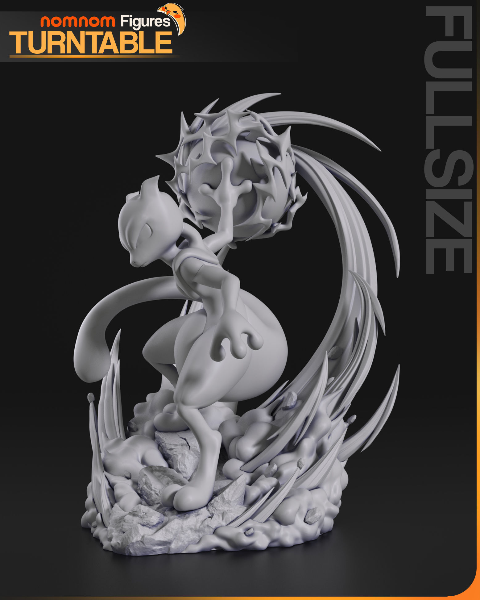 Mewtwo - Pokemon 3D print model_6