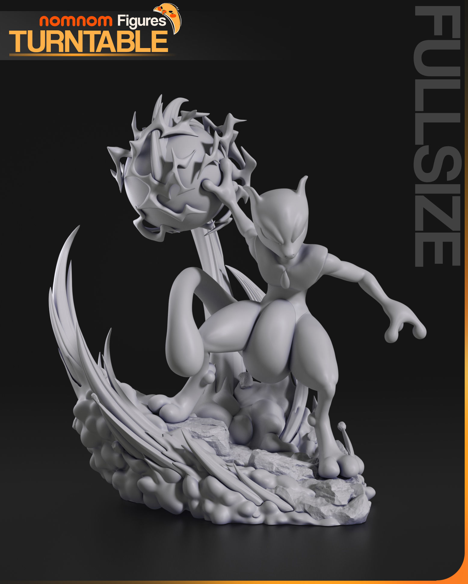 Mewtwo - Pokemon 3D print model_5