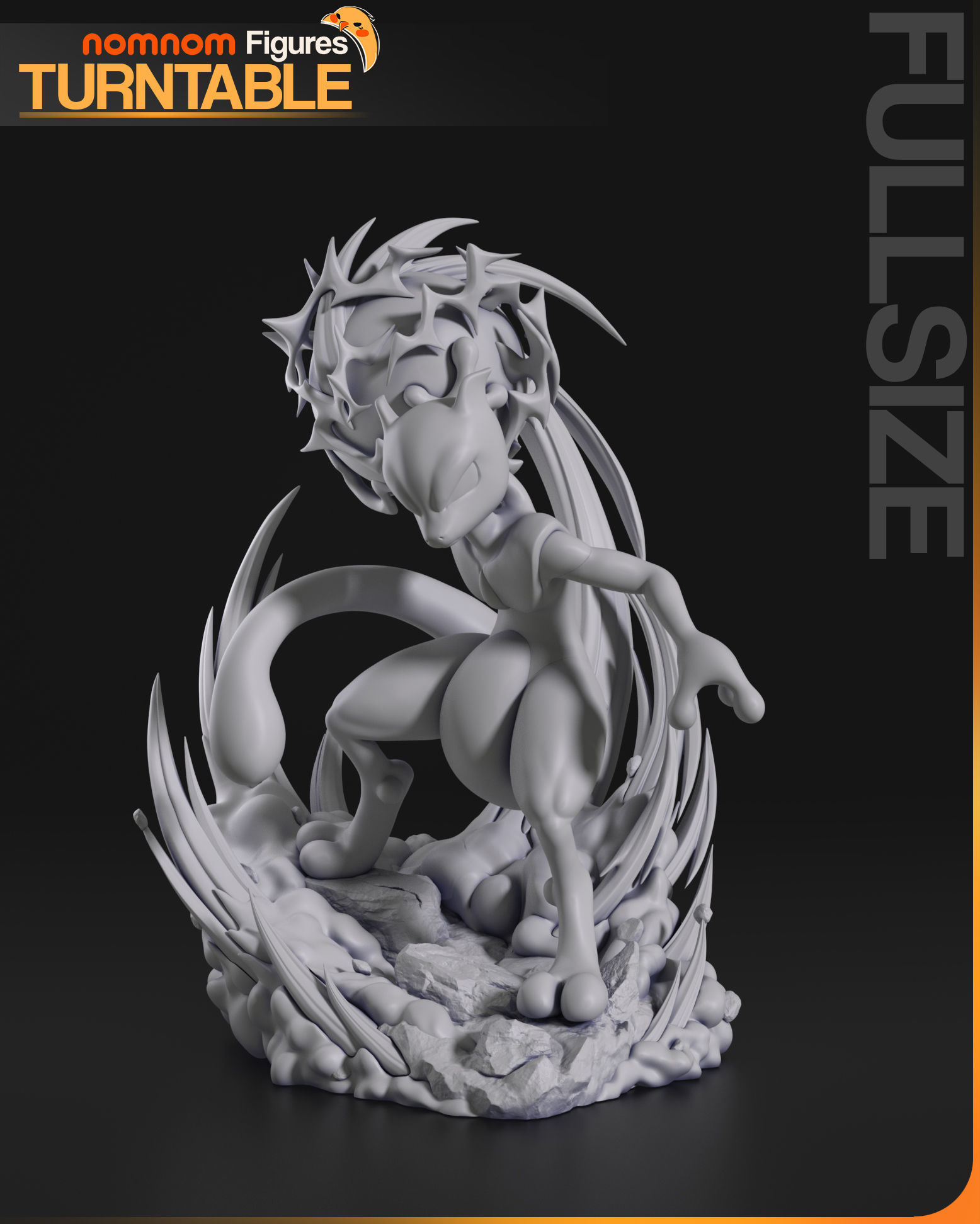 Mewtwo - Pokemon 3D print model_4