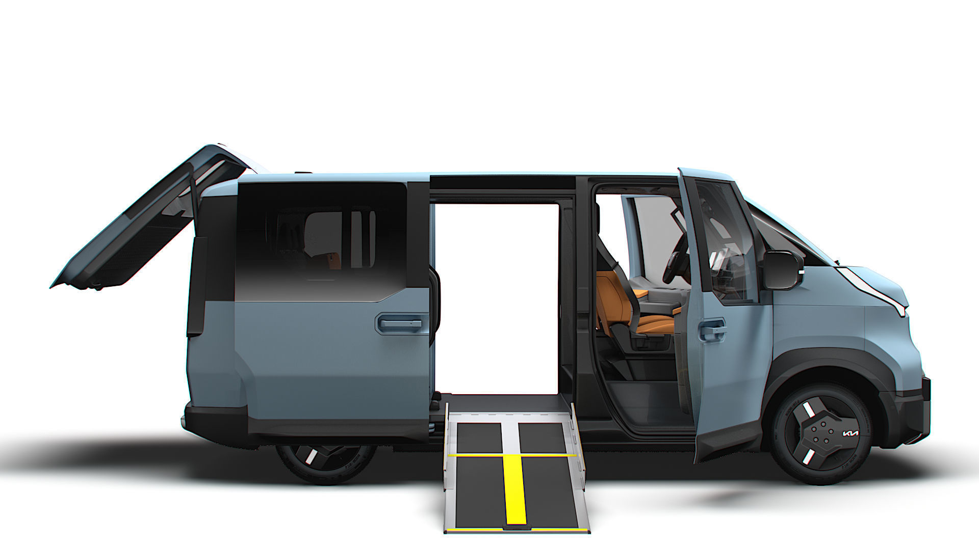 KIA PV5 Wheelchair L2H1 HQInterior 2026 3D model_1