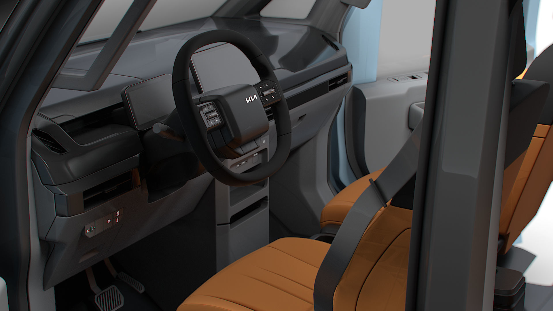 KIA PV5 Wheelchair L2H1 HQInterior 2026 3D model_9
