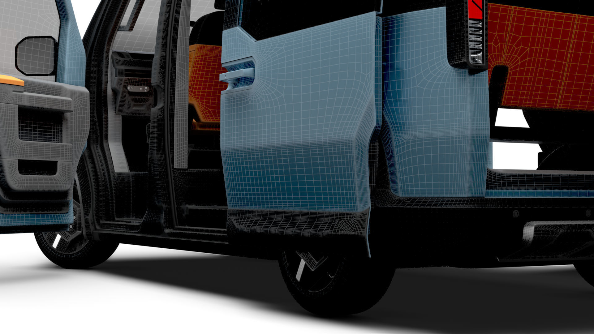 KIA PV5 Wheelchair L2H1 HQInterior 2026 3D model_18