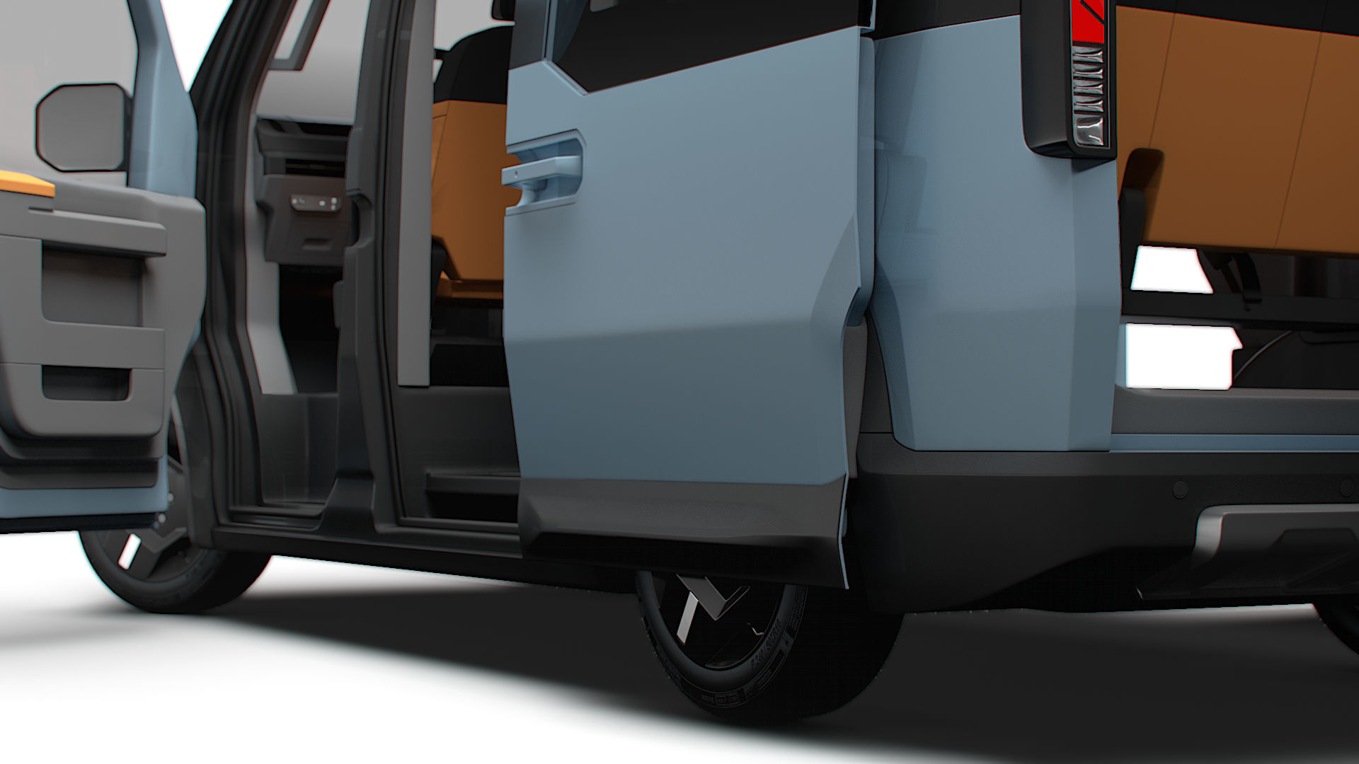 KIA PV5 Wheelchair L2H1 HQInterior 2026 3D model_3