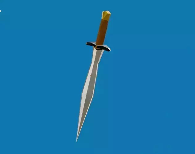 Medieval Low poly Sword