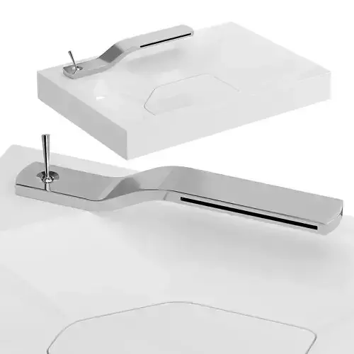 The Ribbon Bathroom Basin 3D model