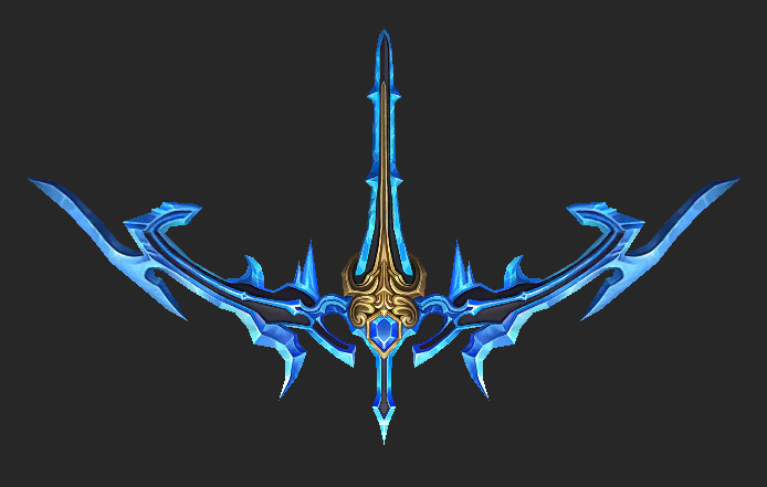 Weapons Pack 08 -  Frozen Throne Weapons Low-poly 3D model_5