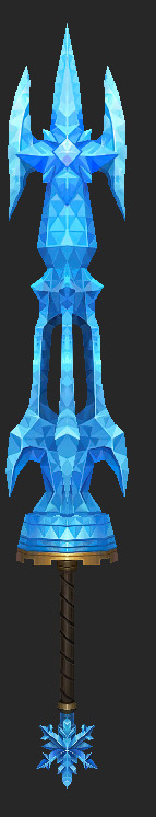 Weapons Pack 08 -  Frozen Throne Weapons Low-poly 3D model_17