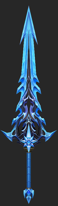 Weapons Pack 08 -  Frozen Throne Weapons Low-poly 3D model_12